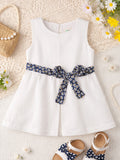 Baby Girl Frock with Belt | 100% Organic Cotton