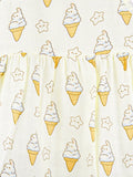 BambooTEC™ Bamboo Muslin Girls Frock – Bee & Ice Cream Print | Pack of 2