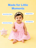 BambooTEC™ Bamboo Muslin Girls Frock – Floral & Flower Print | Pack of 2