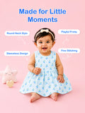 BambooTEC™ Bamboo Muslin Girls Frock – Fruit & Cherry Print | Pack of 2