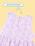 BambooTEC™ Bamboo Muslin Girls Frock – Star & Puppy Print | Pack of 2