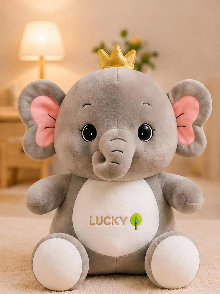 Cute Elephant Soft Toy – 35cm Soft, Cuddly & Adorable Plush Toy
