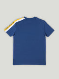 Kidbea Boys Cotton T-Shirt and Shorts Set | Summer Co-Ord Outfit for Kids | Blue