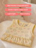 BambooTEC™ Bamboo Muslin Girls Frock – Star & Fruit Print | Pack of 2