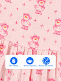 BambooTEC™ Bamboo Muslin Girls Frock – Flower & Duck Print | Pack of 2