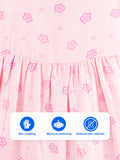 BambooTEC™ Bamboo Muslin Girls Frock – Floral & Flower Print | Pack of 2