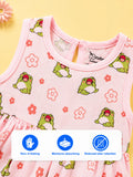BambooTEC™ Bamboo Muslin Girls Frock – Star & Parrot Print | Pack of 2