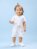 BambooTEC™ Unisex Bamboo Baby Romper – Whale Print