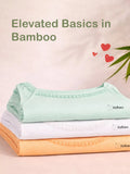 Bamboo Camisole for Kids Pack of 3 (White & Peach & Mint Green) – Soft, Breathable & innerwear