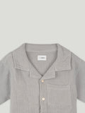 Light  Organic cotton Shirt & Pant Grey Co-ord Set