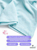Boys Bamboo Fabric Sky Blue Polo T-Shirt