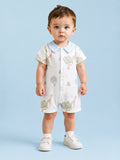 BambooTEC™ Unisex Bamboo Fabric Giraffe Print Romper