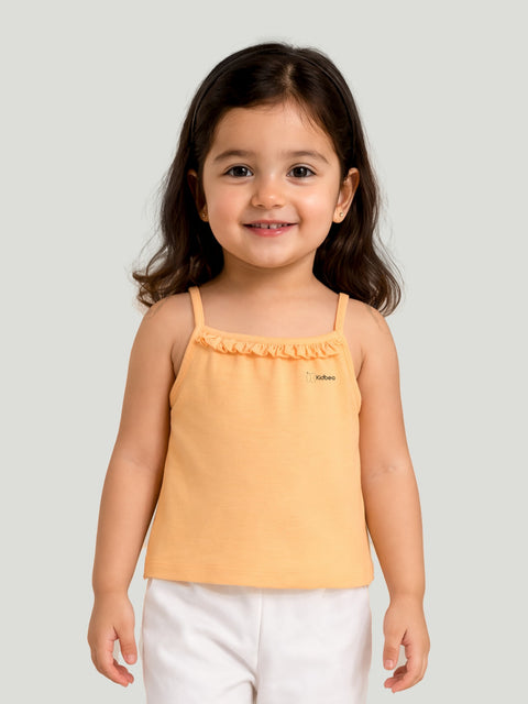 Peach Bamboo Camisole for Girls – Soft, Lightweight & Breathable