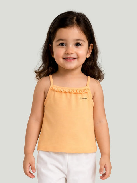 Peach Bamboo Camisole for Girls – Soft, Lightweight & Breathable