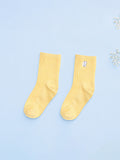 Bamboo Fabric Kids Ribbed Crew Socks