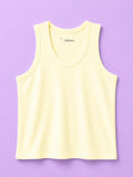 BambooTEC™ Boys Bamboo Fabric Lemon Yellow Solid Vest