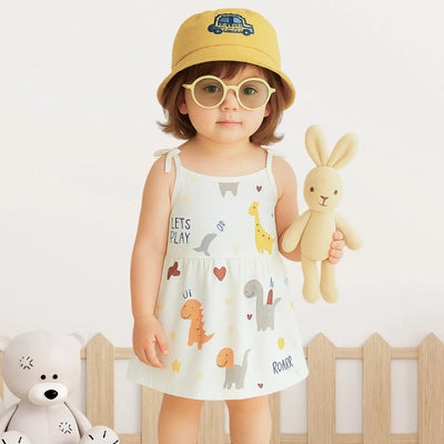 Premium Extra Soft Muslin Baby Girls Frock | Assorted Cute Prints