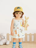 Premium Extra Soft Muslin Baby Girls Frock | Cute Animal Prints
