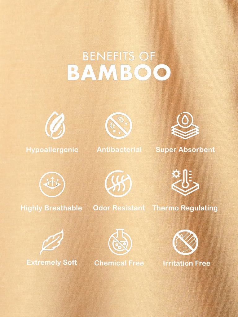Bamboo Vest for Kids Pack of 2 ( Peach & Olive Green) – Soft, Breathable & innerwear