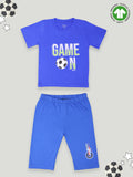 Kidbea 100% Cotton fabric boys T- shirt  & Pant combo | Game on Set