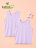 BambooTEC™ Bamboo Kids Vest Pack of 2 – Lavender Sleeveless Vests