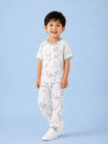 BambooTEC™ Unisex Bamboo Fabric Woodland Print T-Shirt & Pyjama Set