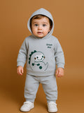 Baby organic  cotton Winter Set | Cute Dinosaur Hoodie & Pant