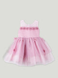 Elegant Baby Girl Pink Tulle Dress | Soft & Stylish Party Wear