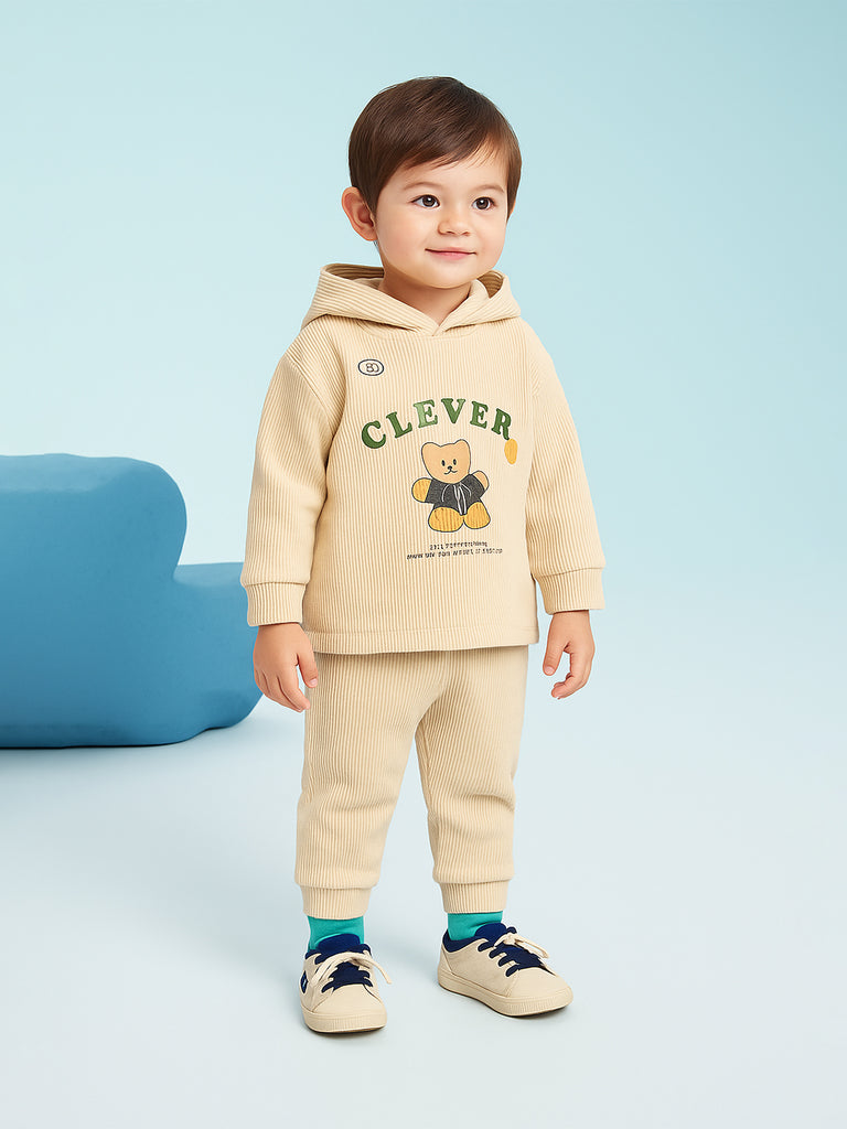 Baby Winter organic cotton Set | Clever Bear Hoodie & Pant