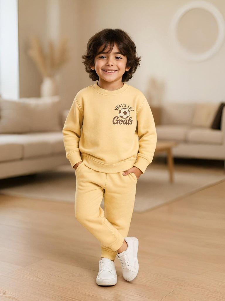 Boys Winter Co-ord | Organic Cotton Sweatshirt & Joggers