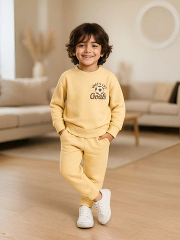 Boys Winter Co-ord | Organic Cotton Sweatshirt & Joggers
