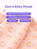 Organic Cotton Baby T-Shirt & Pyjama Set Pack of 2 – Bunny & Tiger Print Full Sleeve