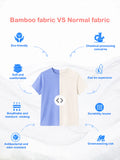 Bamboo Fabric Unisex Half Sleeve T-Shirt Pack of 3 – Sea Play, Beach Boy & Donut Worry Graphic Print Soft Summer Tee Set