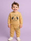 Kids Organic Cotton Winter Set | Sweatshirt & Pant Co-ord