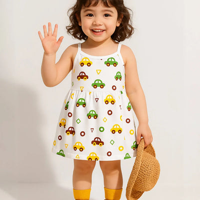Premium Extra Soft Muslin Baby Girls Frock | Assorted Cute Prints