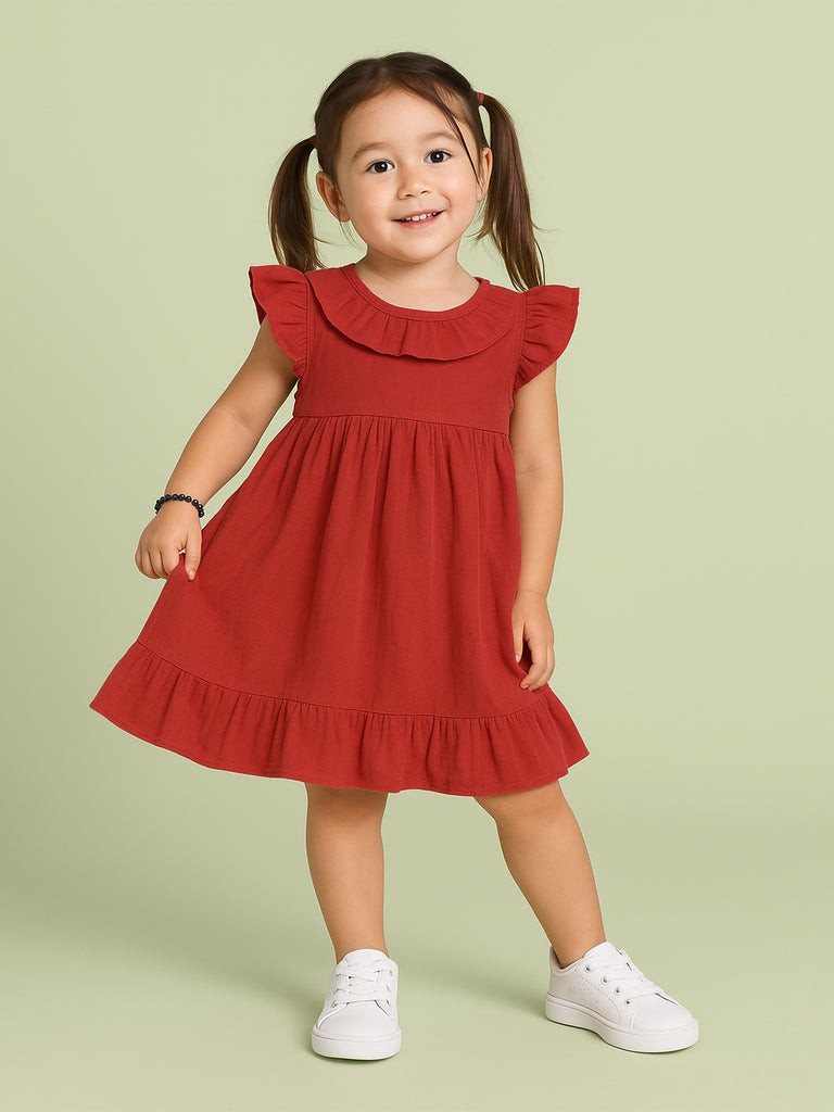 Light Linen Lavender Angel Frock | Elegant & Comfortable