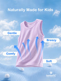 BambooTEC™ Boys Bamboo Fabric Lavender Solid Vest