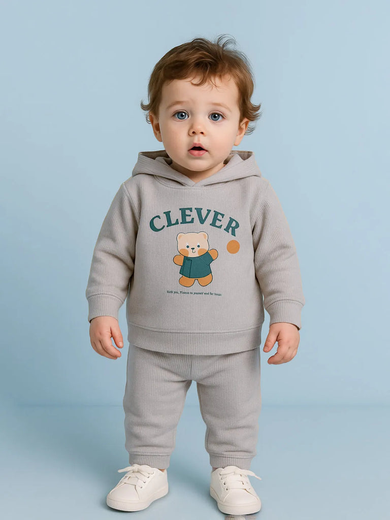 Baby Winter organic cotton Set | Clever Bear Hoodie & Pant