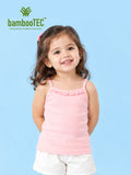 BambooTEC™ Bamboo Girls Camisole – Pink Sleeveless Ruffle Camisole