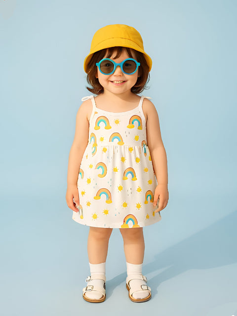 Premium Extra Soft Muslin Baby Girls Frock | Assorted Cute Prints