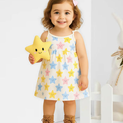Premium Extra Soft Muslin Baby Girls Frock | Assorted Cute Prints