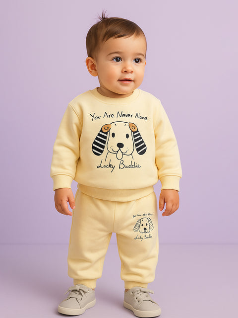 Kids Organic Cotton Winter Set | Sweatshirt & Pant Co-ord