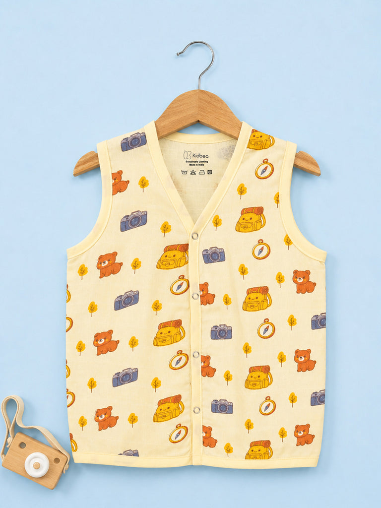 BambooTEC™ Bamboo Muslin Baby Jhabla Pack of 4 – Road, Space, Travel & Monster Truck Prints