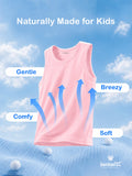 BambooTEC™ Boys Bamboo Fabric Pink Solid Vest