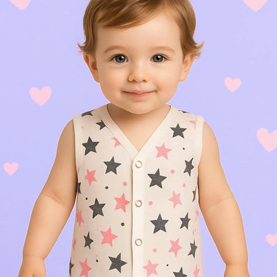 Premium Extra Soft Muslin Baby Jhabla | Assorted Cute Prints