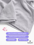 Boys Bamboo Fabric Grey Polo T-Shirt