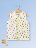 BambooTEC™ Bamboo Muslin Baby Jhabla – Alphabet Print