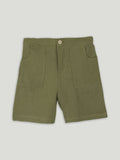 Light  Organic cotton  Shirt & Pant Dark Green Co-ord Set
