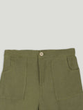 Light  Organic cotton  Shirt & Pant Dark Green Co-ord Set