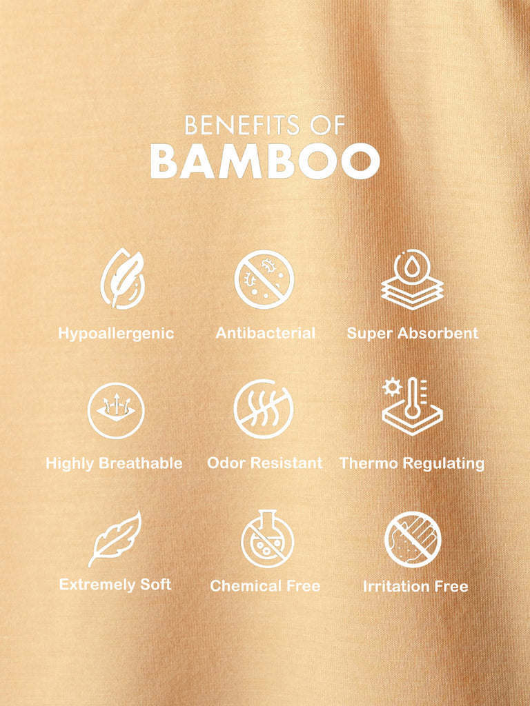 Bamboo Vest for Kids Pack of 2 (White & Peach) – Soft, Breathable & innerwear